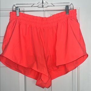 Aerie Coral Athletic Shorts Lightweight Relaxed Fit